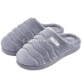 Pantofole antiscivolo in cotone grigio